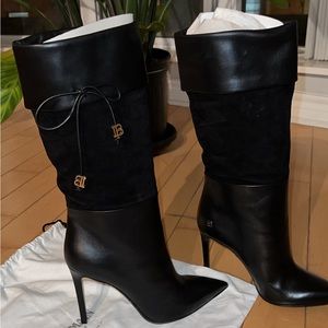 Balmain knee length BB boots size 38